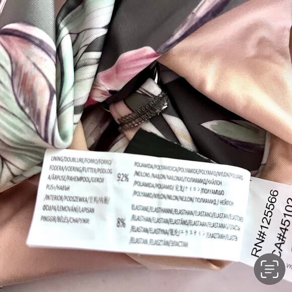 Mink Pink tropical one piece swim suit size XS - Picture 9 of 11